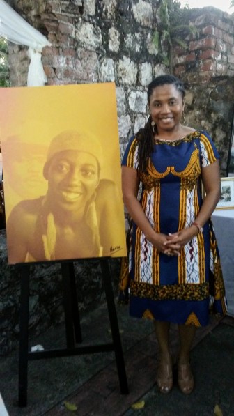 Nicosia at Donna's memorial